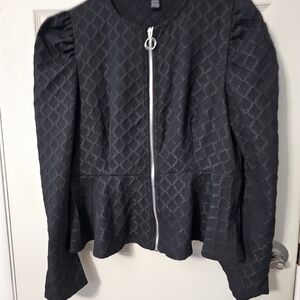 SHEIN Black Textured Women's Blazer Sz Xl Never Worn